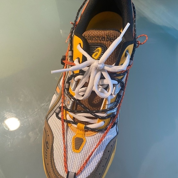 Like NEW Aasics x Andersson Bell Gel-1090 Sneakers - White and Orange Size 11 - Picture 3 of 9